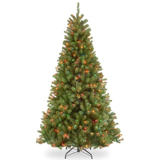 North Valley Spruce Hinged 7.5-foot Tree with 550 Multi Lights-UL