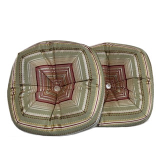 Ribbon Stripe Sage Pillows (Set of 2)