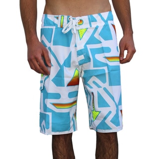 Azul Swimwear Men's 'Arrows' Turquoise Boardshorts