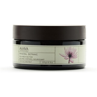 Ahava Mineral Botanic Lotus and Chestnut Rich 8-ounce Body Butter