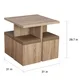 Simple Living Baxter Dining Set with Storage Ottomans - Thumbnail 10