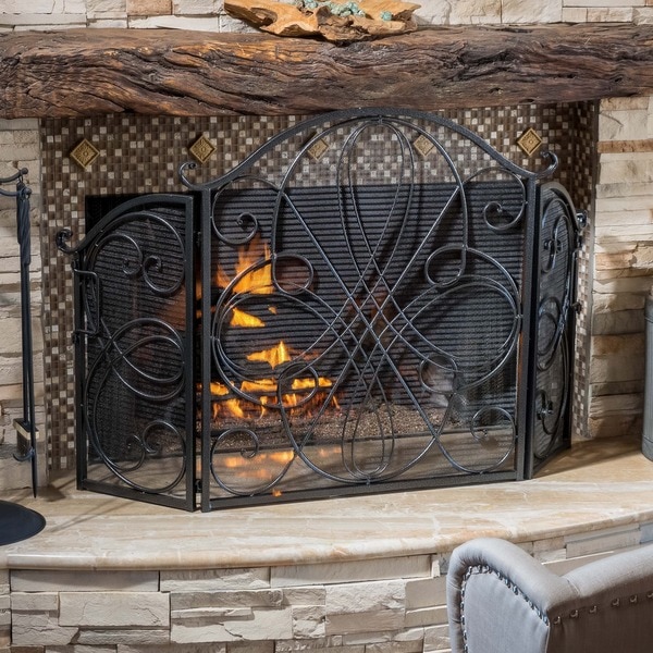 Christopher Knight Home Kingsport Fireplace Screen - N/A