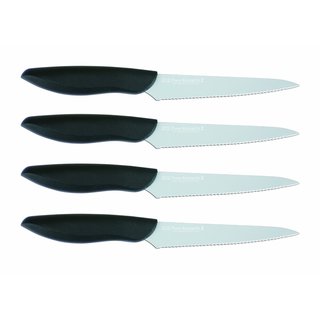 Pure Komachi 4-piece Black Steak Knife Set