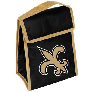 Forever Collectibles New Orleans Saints Big Logo Velcro Lunch Bag