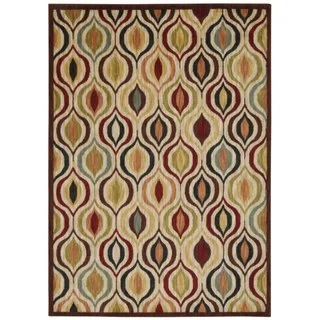 Rug Squared Lafayette Multicolor Abstract Area Rug (7'9 x 10'10)