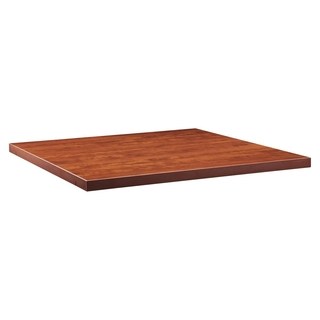 Lorell Modular Cherry Conference Table 48-inch x 48-inch