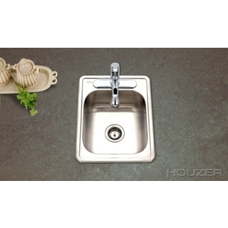 Houzer Hospitality Topmount 17 x 22 x 6.5-inch Large Bar/ Prep Sink