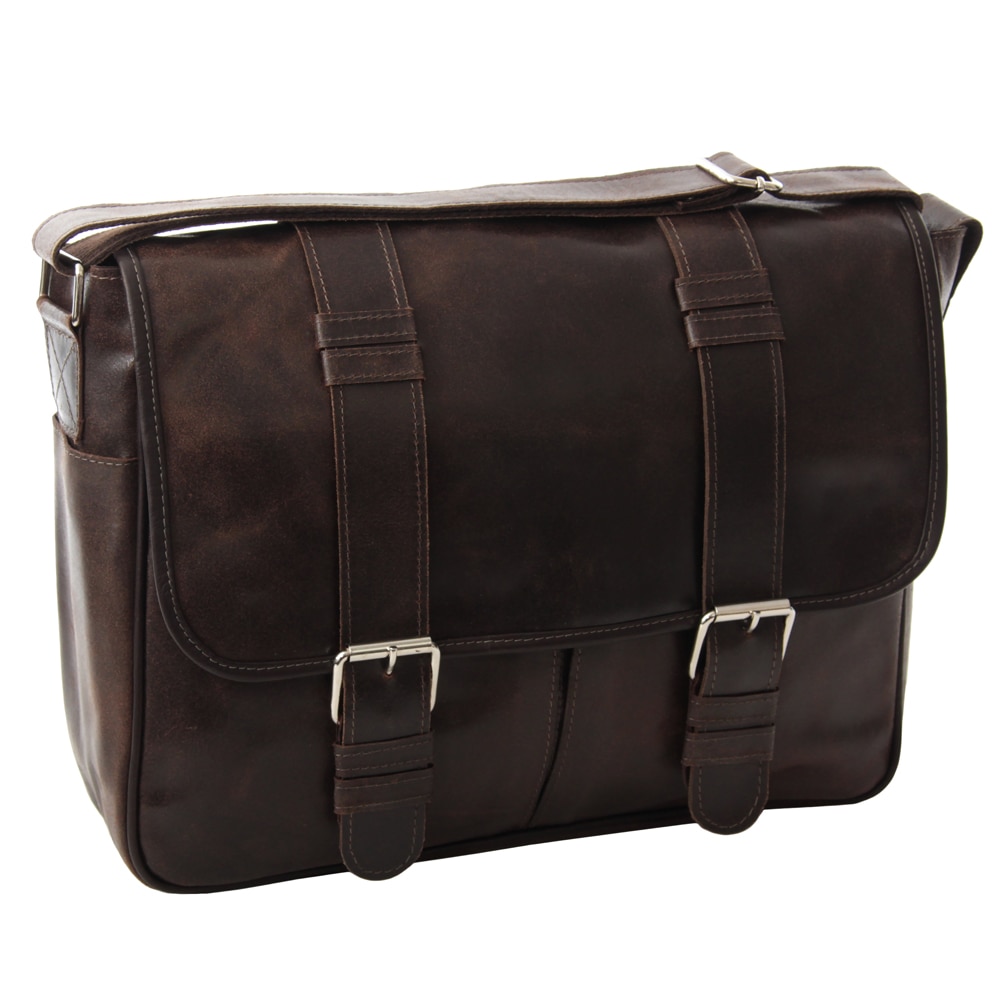 Piel Leather Vintage Everyday Messenger Bag