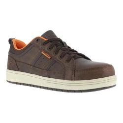 Men's Iron Age Board Rage Steel Toe EH Skate Oxford Brown Leather