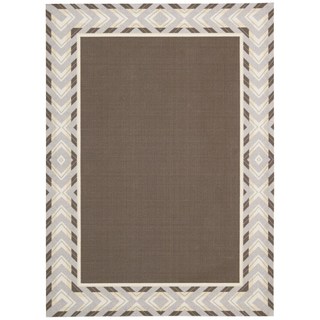 Waverly Sun N' Shade Full Of Zip Espresso Area Rug by Nourison (10' x 13')