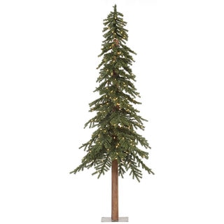 7-foot Natural Alpine Pre-lit Christmas Tree