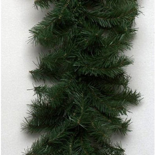 50-foot x 10-inch Canadian Garland 200 Clear Lights, 1320 Tips