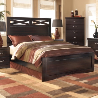 Signature Design by Ashley X-cess Queen-size Merlot Panel Bed