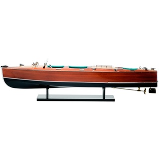 Red Vanilla Chris Craft Triple Speed Boat 32.25-inch Replica Model