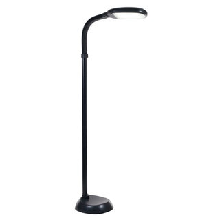 LED Natural Full Spectrum Sunlight Therapy Reading Floor Lamp with Dimmer Switch by Windsor Home