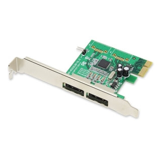 IOCrest PCIe 1 Interface 2-Port External e-SATA Controller Card 88SE9120 Chipset