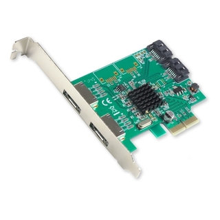 IOCrest PCI-E 2 Interface 4-Port SATA Controller Card With 88SE9235 Chipset