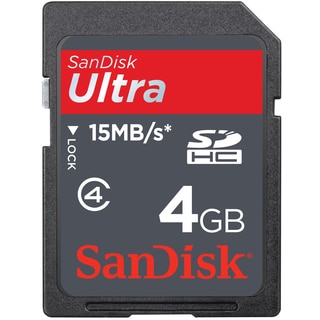 Sandisk 4GB SDHC Ultra II Memory Card