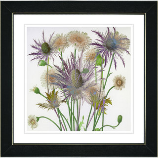 Studio Works Modern 'Highland Spring Flowers' Framed Fine Art Print