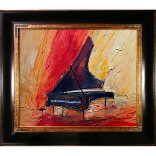 Justyna Kopania 'Piano' Framed Canvas Print