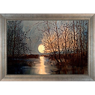 Justyna Kopania 'Moon' Framed Canvas Print