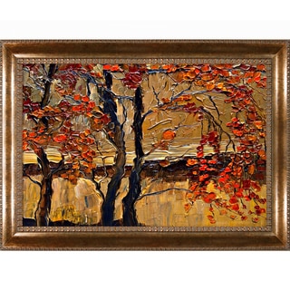Justyna Kopania 'Autumn (tree)' Framed Canvas Print