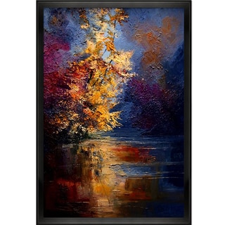 Justyna Kopania 'River' Framed Canvas Print