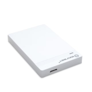 IOCrest White USB 3.0 2.5-inch Plastic SATA6G HDD/ SSD Enclosure compact size
