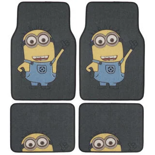 BDK Despicable Me Minions Floor Mats 4-Piece Officially Licensed Products