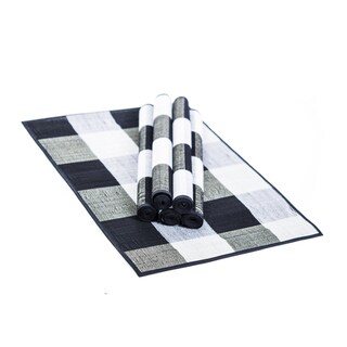 Handmade Cotton Checky Placemats (Set of 6) (Indonesia)