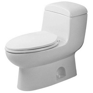 Duravit One-piece Toilet Metro White Het with Syphonic Jet Action Elongated Het/Gb White