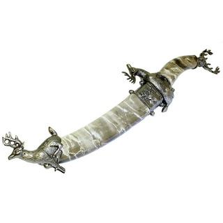 Grey Deer 14-inch Mongolian Dagger with Sheath