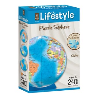 Lifestyle 3D Puzzle Sphere - Globe: 240 Pcs