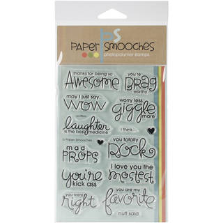 Paper Smooches 4"X6" Clear Stamps-Uplifters