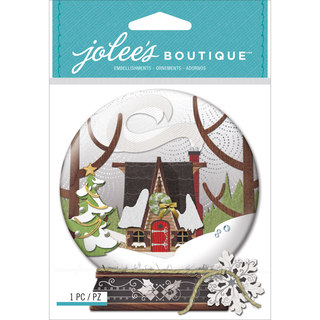 Jolee's Boutique Dimensional Stickers-Snow Globe Scene