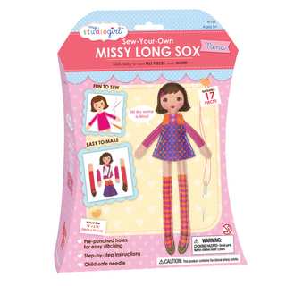 My Studio Girl Sew-Your-Own Missy Long Sox Brunette Nina
