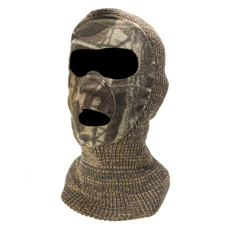 QuietWear Knit and Fleece Grey Mask