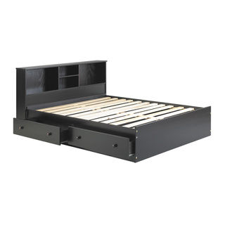 Kansas Solid Wood Full Size Storage Bed