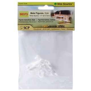 Wee Scapes Architectural Model White Styrene Figurines
