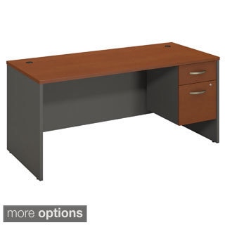 BBF Series C Collection 66 x 30 Desk Shell with 3/4 Pedestal