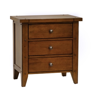 Del Prado Wooden 3-drawer Night Stand