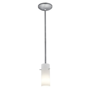 Access Lighting Cylinder Glass 1-light Pendant with Rods
