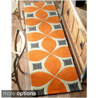 nuLOOM Handmade Modern Disco Runner Rug (2'6 x 8')