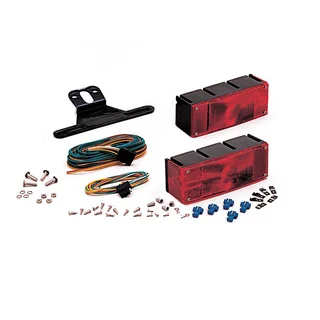 Optronics Waterproof Trailer Light Kit with SS hardware