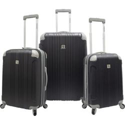Beverly Hills Country Club Malibu 3-Piece Hardside Spinner Luggage Set Grey