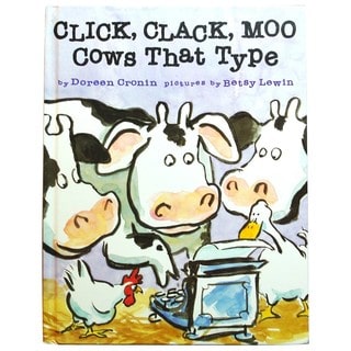 Simon & Schuster Click Clack Moo, Cows That Type by Doreen Cronin