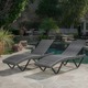 San Marco Outdoor Wicker Chaise Lounge (Set of 2) by Christopher Knight Home - Thumbnail 2