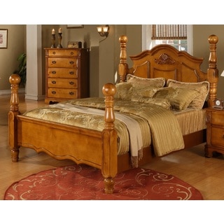Picket House Vivian Warm Pine Poster Bed
