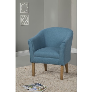 HomePop Teal Chunky Textured Accent Chair