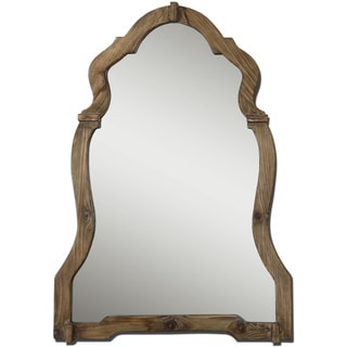 Uttermost Agustin Light Walnut Decorative Mirror